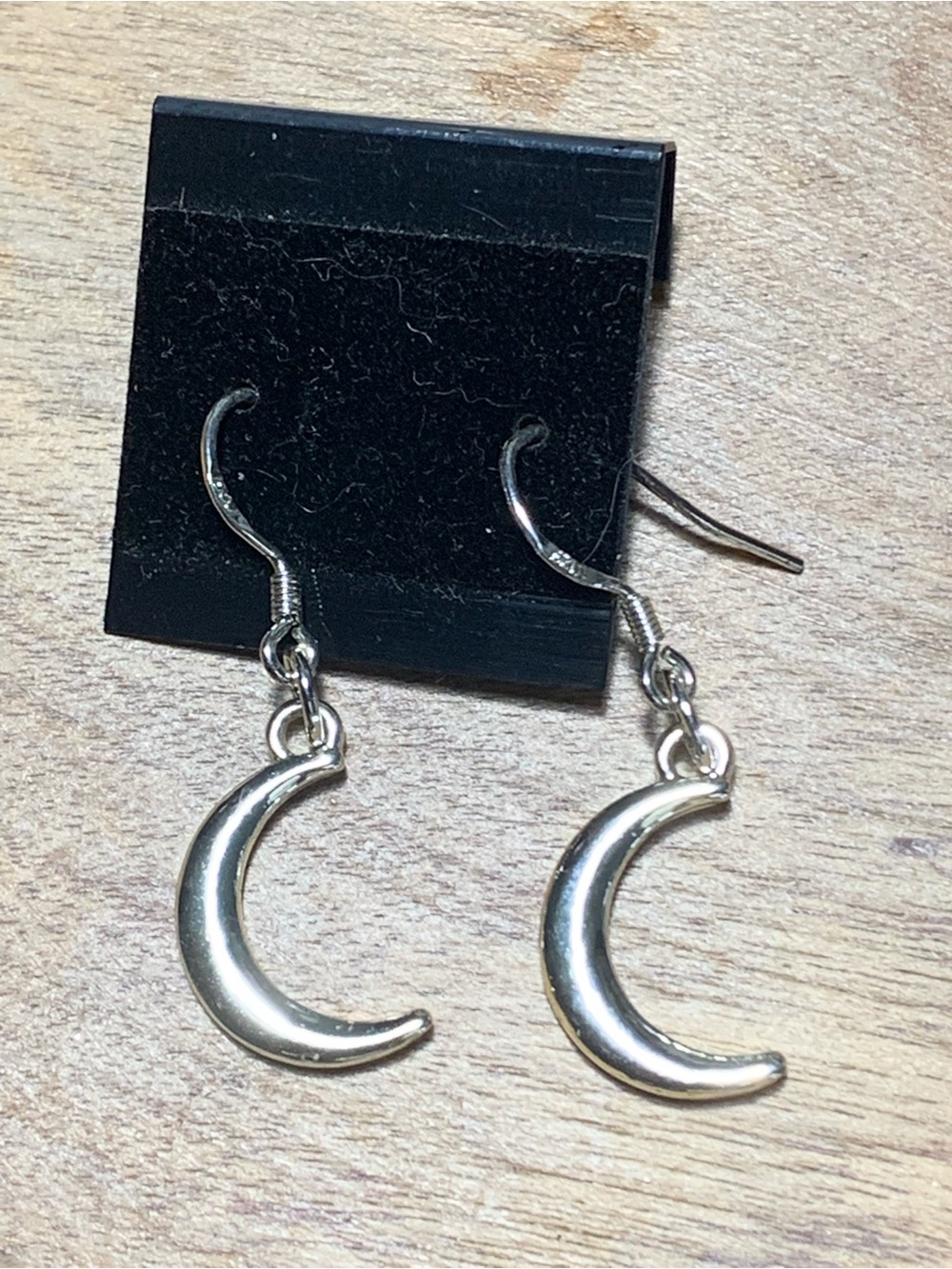 Silver Crescent Moon Dangle 9.25 Earrings - Women's Jewelry